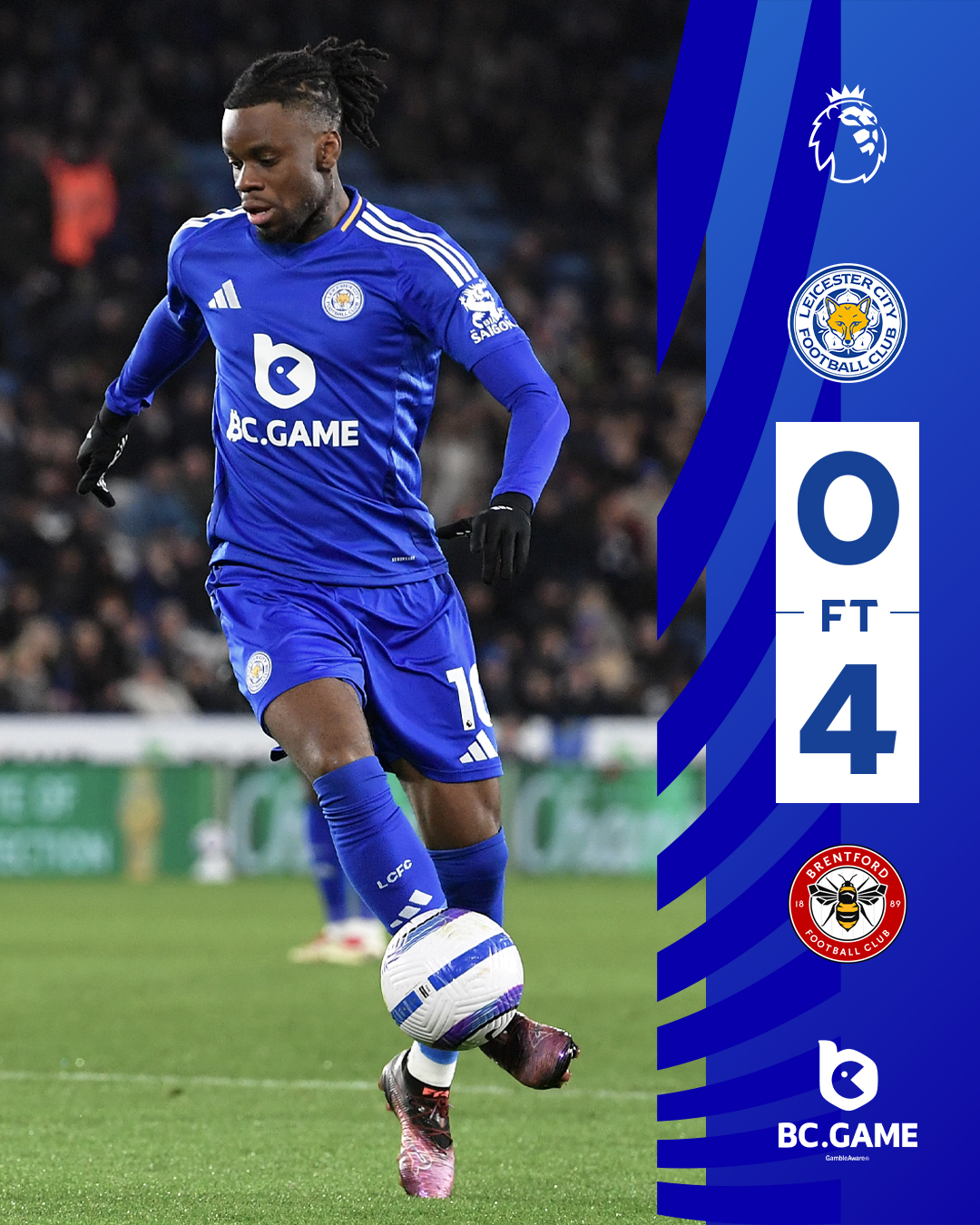 莱斯特城客场取胜，豪取联赛领先优势